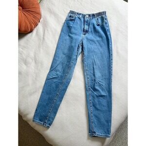 Vintage Lee Light Wash 90's Elastic Waist Mom Jeans